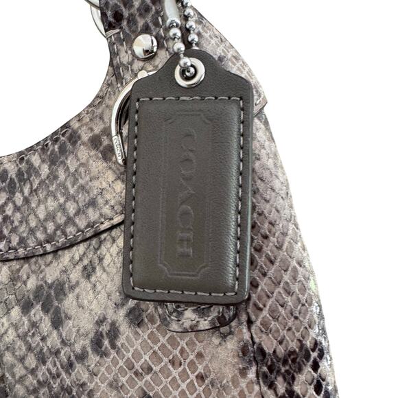 Vintage Coach Python Snake Skin Hobo Bag - Picture 4 of 12
